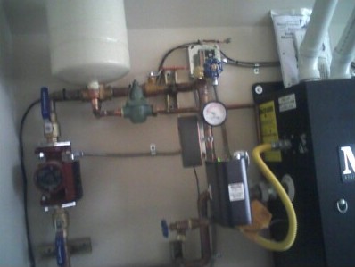 boiler set up