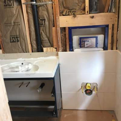 plumbing for new construction